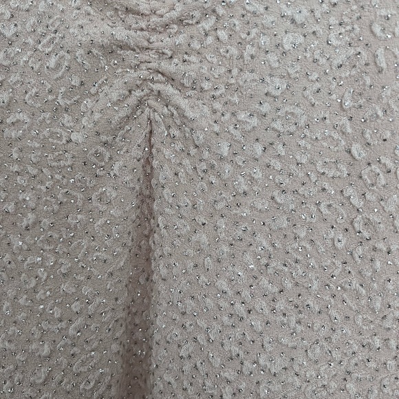 H&M dress beige sparkly size XS - Picture 4 of 5